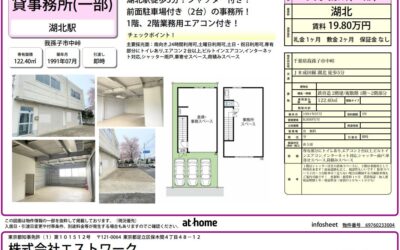 【貸事務所・貸店舗】我孫子湖北
