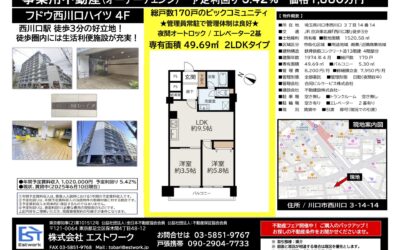 【売買】川口市 西川口（西川口駅）事業用不動産 4階 2LDK